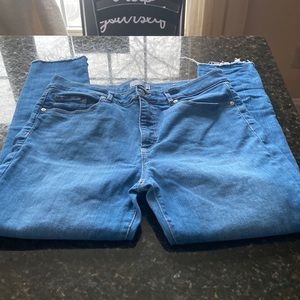 Loft size 12, the skinny jeans